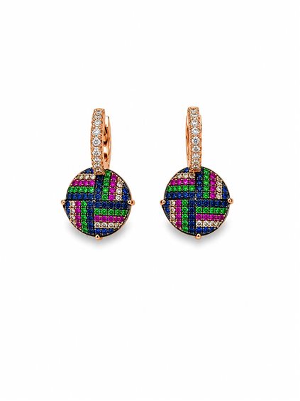 Boucles d'oreilles De Leonardis Gioielli Femme in Argent OR043RM - OR043RM
